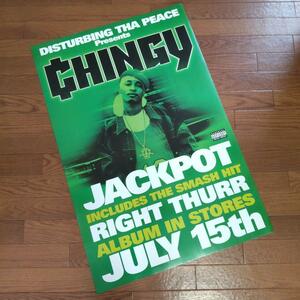 【当時モノ・非売品】CHINGY / JACKPOT 告知ポスター 91 × 61cm HIPHOP