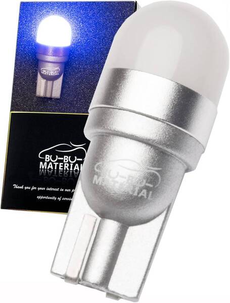 『送料無料』T10 LED ブルー 青 TYPE-EVO 優しく明るい光拡散 ポジションランプ 12V 無極性 定電流回路 T16互換 2個 ライト バルブ