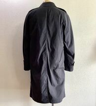 米軍実物 80s U.S.NAVY ALL WEATHER COAT 36R 大き目 実寸L位 ネイビー 紺色 ライナー付 ミリタリーコート ステンカラーコート 1987年 古着_画像6