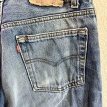 【made in USA】Levi's リーバイス 赤文字 501-0000 ヒゲ 色落ち良 美ブルー W29 (実寸W29L31) 1990年製 米国製 USA製 古着 ヴィンテージ_画像9