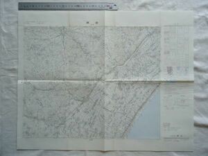 【古地図 昭和40年代】『東金』五万分一地形図NI-54-19-11(千葉11号) 昭和48年発行【千葉 鉄道 総武本線 東金線 外房線トンネル 九十九里浜