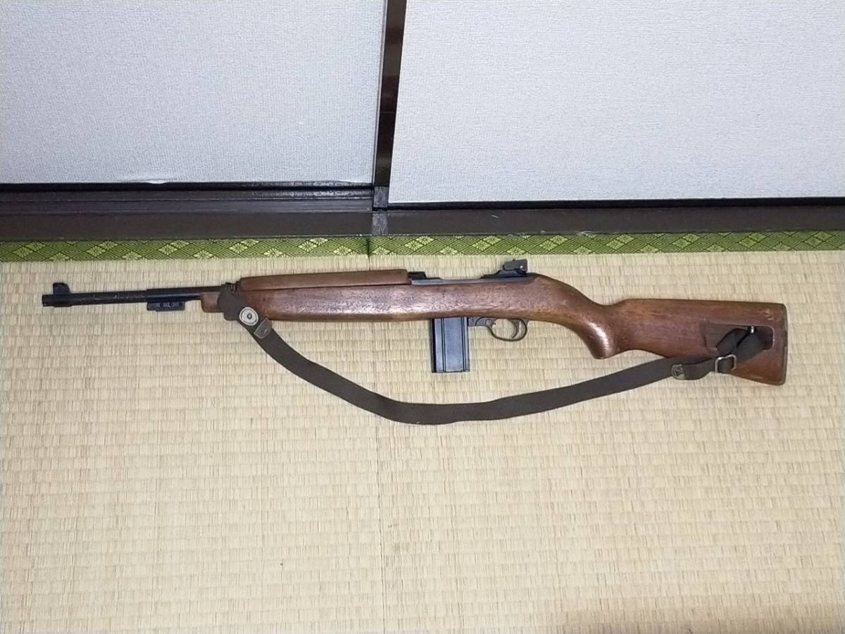 これに ヤフオク! - マルシン US M1カービン ガスオペレーション 木
