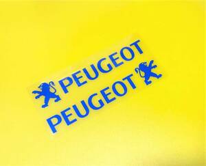 * new arrivals PEUGEOT blue series sticker 