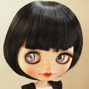  Neo Blythe wig .... Bob black 10 -inch / doll Blythe