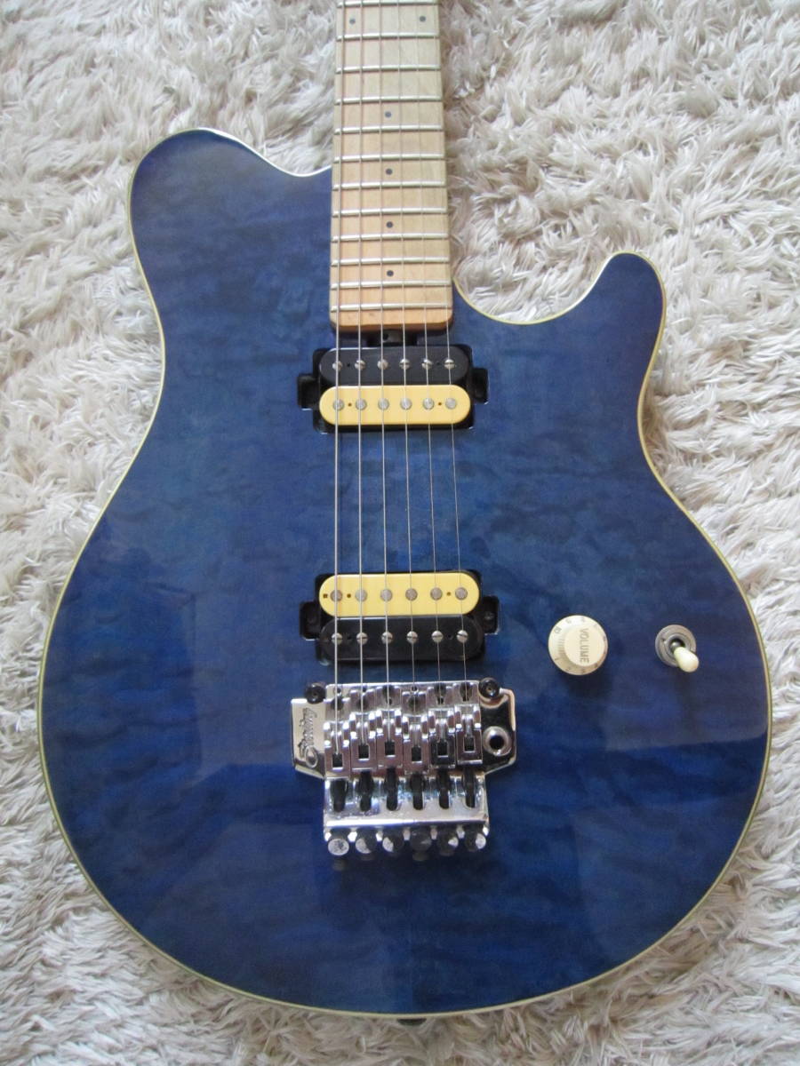 シャイニングゴールデン 【美品】MUSIC MAN スターリン AX-40 ザグリ