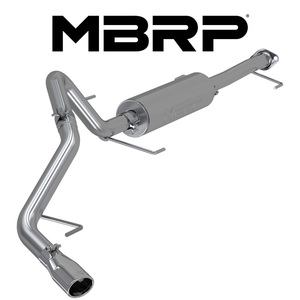 MBRP トヨタ FJクルーザー 2007-2014年 4.0L V6 CAT-BACK エキゾースト ストリート ポリッシュTip 正規品