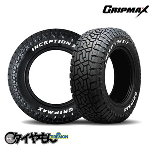 グリップマックス INCEPTION XT 265/70R17 121/118Q RWL レイズドホワイトレター 17インチ 1本のみ GRIP MAX インセプションXT ホワイトレ