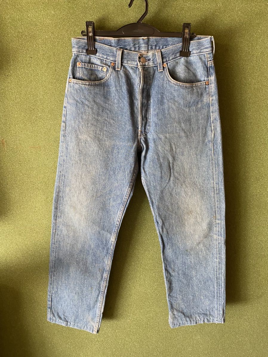 90s リーバイス(Levi''s )501 USA製 デニムパンツ BIGE 赤耳 ビンテージ 66前期 カートコバーン vintage ヴィンテージ80s70s