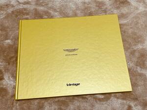 ***[ free shipping ][ beautiful goods ]ASTON MARTIN Aston Martin vantage ** high class hard cover thickness . catalog ***