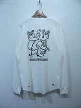 M&M WAFFLE L/S T-SHIRT(22-MT-021) /WHITE/XLsize/新品・未使用/10%OFF_画像1