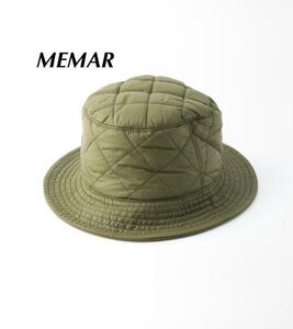 お値下げしました！MEMAR/メマー　キルティング　イタリア製ナイロン　バケット　ステッチ　HAT