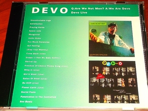 ●Devo● “Q: Are We Not Men? A: We Are Devo / Devo Live”