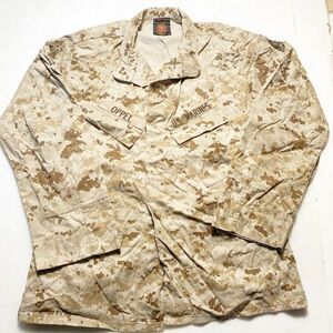 米軍放出品 実物 USMC 海兵隊 インセクトガード MARPAT デザートデジタル迷彩 ジャケット MーR 中古