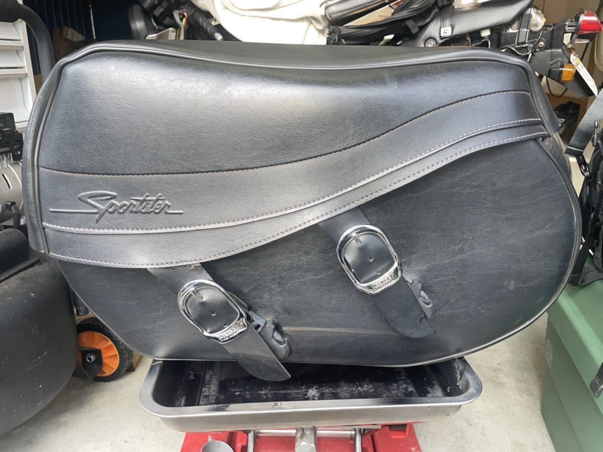 くすみ水色 90200355 ハーレー純正 FXS サドルバッグ,左-デタッチ SP店