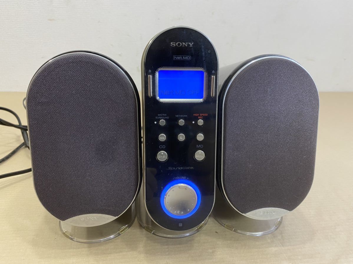 送料込 訳あり レトロソニーCD/MDミニステレオコンポ LAM-Z03