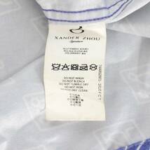 ザンダーゾウ XANDER ZHOU 19SS Button Down Short Sleeves Shirt ロゴグラフィック シャツ 半袖 ? パープル 紫 74a852601-1010 メンズ_画像8