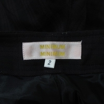 ミニマム MINIMUM パンツ キュロット チェック 2 紫 パープル 黒 ブラック /YI レディース_画像5
