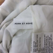 アダムエロペ Adam et Rope' タイトスカート ひざ丈 ストライプ 紺 ネイビー 白 ホワイト /YI レディース_画像6
