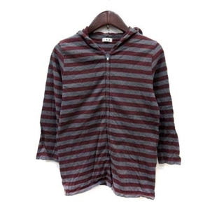  Ine i.n.e jacket Parker border 2 red bordeaux gray /YI lady's 