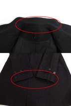 ユナイテッドアローズ UNITED ARROWS コート ステンカラー コットン ブラック 黒 S メンズ_画像7