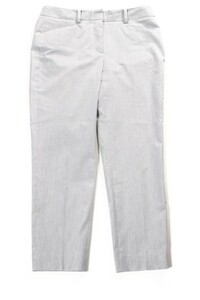 セオリーリュクス theory luxe 18SS パンツ スラックス クロップド センタープレス ストレッチ Cotton Comfort Ribr