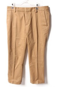  Rige .-ruLisiere femme 17AW pants cropped pants 38 beige /*a0412 lady's 