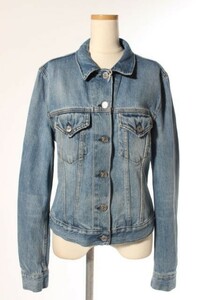 アクネ ストゥディオズ Acne Studios ジャケット デニム Ｇジャン ダメージ加工 36 青 ブルー /kf0514 レディース