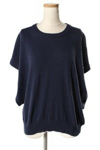 サクラ SACRA 18SS カットソー ニット ドルマンスリーブ 38 紺 ネイビー /☆a0513 レディース