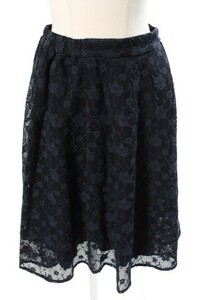 ジルバイジルスチュアート JILL by JILLSTUART 17SS EMB-LACE ひざ丈 フレア スカート /km0516 レディース