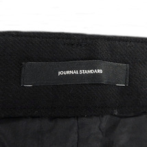 ジャーナルスタンダード JOURNAL STANDARD パンツ ショートパンツ タック入り ウール混 ブラック 黒 36 レディース_画像4