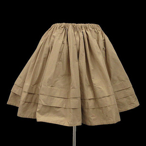  unused goods Snidel snidel skirt flair skirt Mini made in Japan beige F lady's 