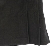 クードシャンス CdeC COUP DE CHANCE スカート 台形 ひざ丈 ジップフライ アンゴラ ウール混 38 黒 ブラック /M2O レディース_画像6