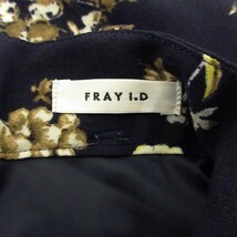 フレイアイディー FRAY I.D パンツ タック入り 花柄 総柄 ネイビー 紺 マルチカラー 1 レディース_画像5