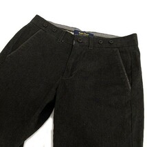 ザラ ZARA YOUTH パンツ スラックス ストレッチ サスペンダーボタン グレー 36 レディース_画像2