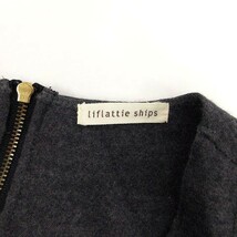 リフラッティ シップス liflattie ships ワンピース 長袖 ひざ丈 ウール 日本製 グレー レディース_画像5