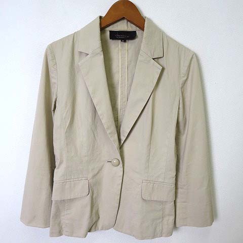 シェロー chereaux ジャケット ブレザー テーラード 7分袖 1ボタン 