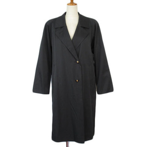  unused goods Sanyo SANYO three . association coat Cesta - turn-down collar liner 7 black black lady's 