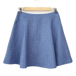  Natural Beauty Basic NATURAL BEAUTY BASIC skirt flair L blue blue lady's 