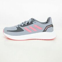 未使用品 アディダス adidas スニーカー FY9497 CORE FAITO K キッズ ジュニア ランニング 運動靴 22.5 グレー ※KM キッズ_画像1