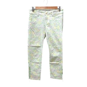  затонированный smork обтягивающий брюки цветочный принт 36 зеленый светло-зеленый /YK женский 