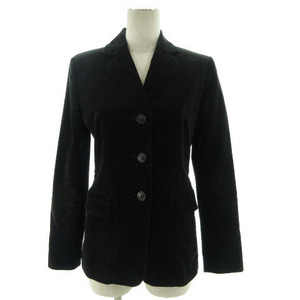 e Spee Be SPB jacket outer tailored velour single 3B simple black black 2 lady's 