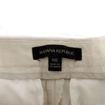 バナナリパブリック BANANA REPUBLIC パンツ スラックス スリム 総柄 ベージュ OOS レディース_画像6