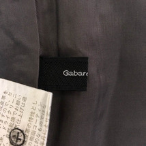 ギャバジンケーティー Gabardine K.T スカート 台形 ひざ丈 チェック 千鳥格子 ウール アンゴラ混 黒 白 ブラック ホワイト レディース_画像5