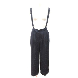  Mayson Grey MAYSON GREY wide pants star pattern suspenders attaching 2 navy blue navy /CT lady's 