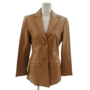  Scapa SCAPA jacket sheep leather ram leather tailored color single 2B brown group light brown group 38 lady's 