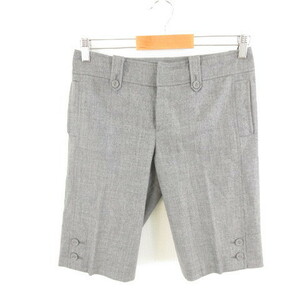 k Miki .k Kumikyoku KUMIKYOKU shorts stretch gray 2 *E880 lady's 