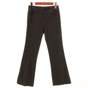  Mayson Grey MAYSON GREY pants hem flair stretch made in Japan Brown tea 1 lady's 