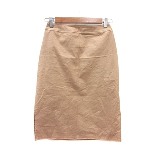  Natural Beauty NATURAL BEAUTY tight skirt knee height S beige /MN lady's 