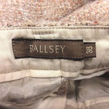 ボールジー BALLSEY トゥモローランド ハーフパンツ ショート ツイード ラメ 36 ベージュ /CT レディース_画像6