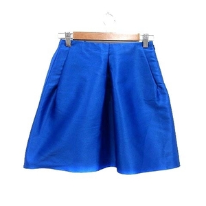  McAfee MACPHEE Tomorrowland trapezoid skirt Mini one box 34 blue blue /YK lady's 